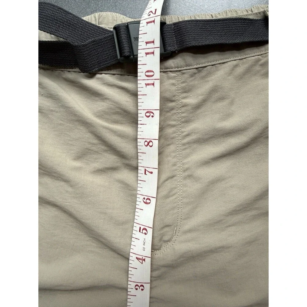 The North Face Shorts Mens XXL 2XL Beige Hiking Trail Nylon Utility Gorpcore